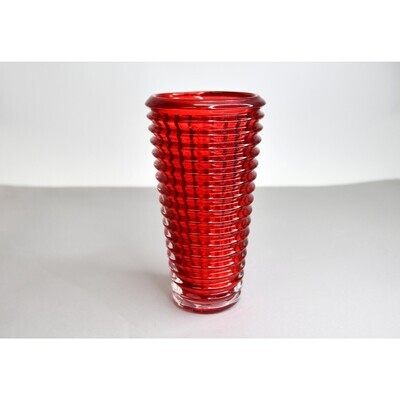 Jewel Red Glass Vase