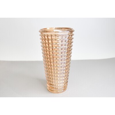 Jewel Gold Glass Vase