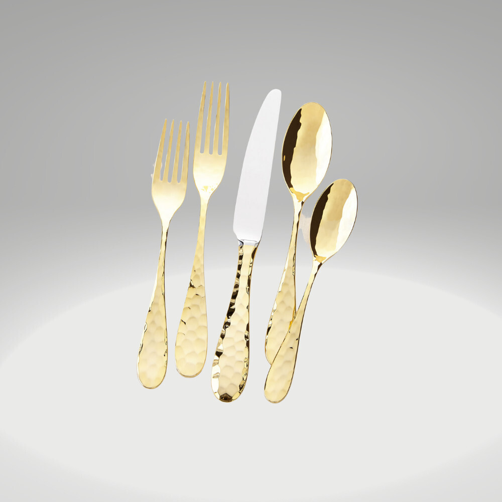 Lilah Gold 20pc Flatware