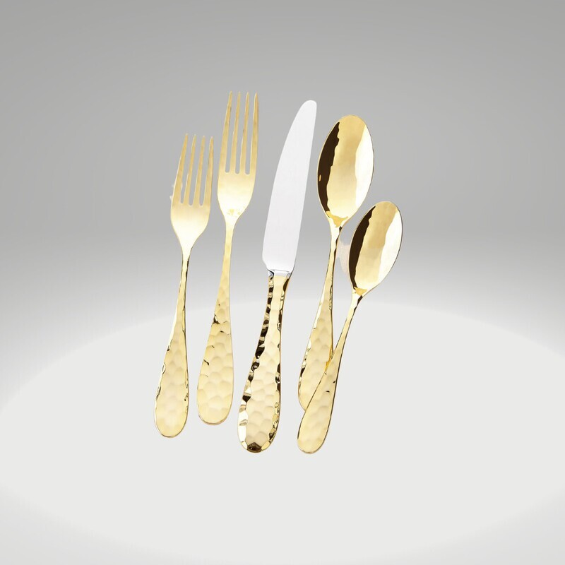 Lilah Gold 20pc Flatware