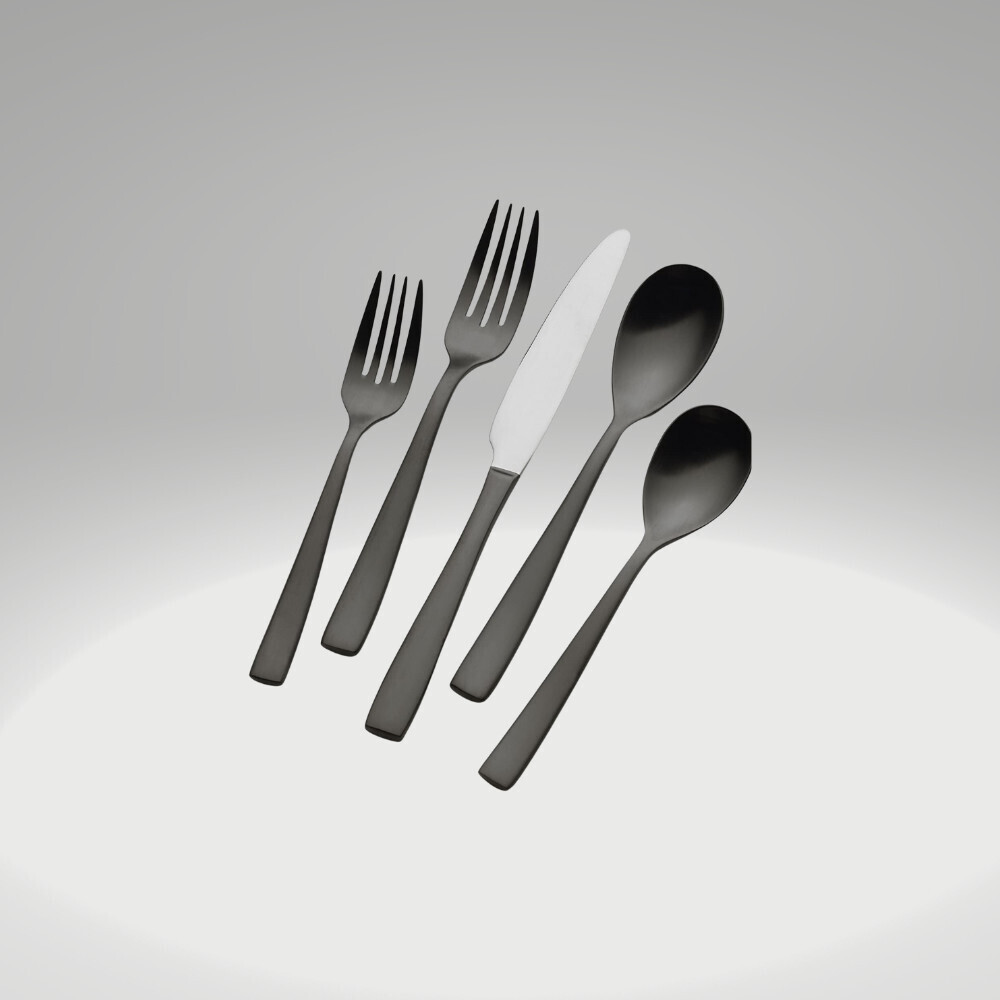 Delano Gunmetal 20 pc Flatware Set