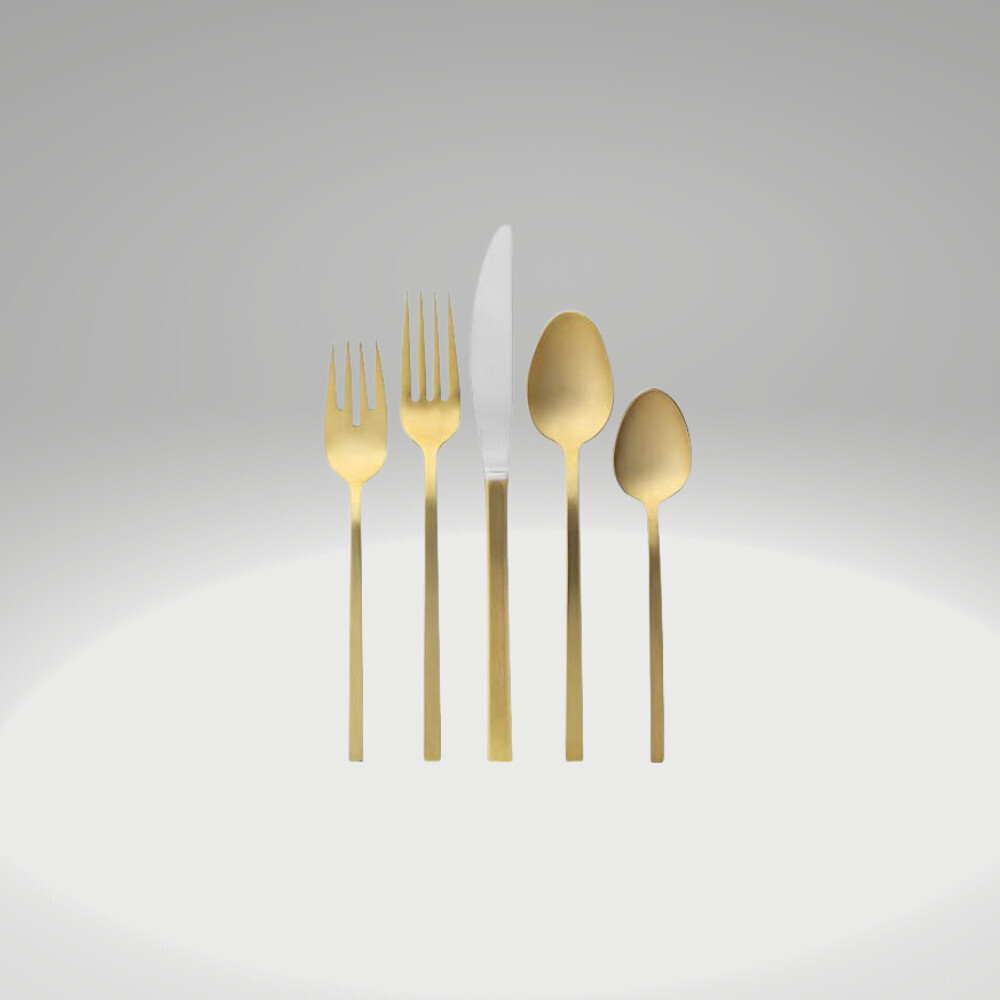 Kyoto Gold Frost 20pc set Flatware