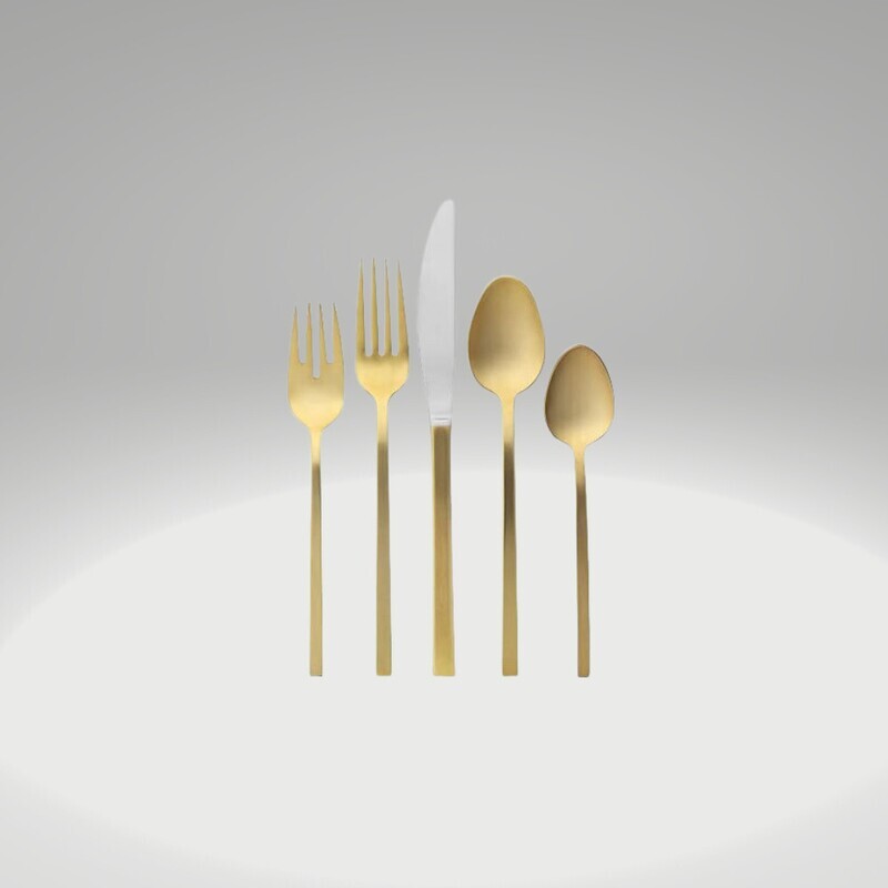 Kyoto Gold Frost 20pc set Flatware