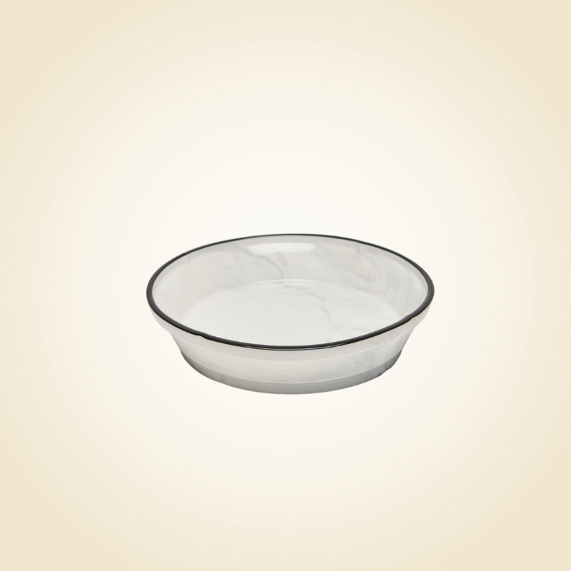Marble Grey 9&quot; Bowl