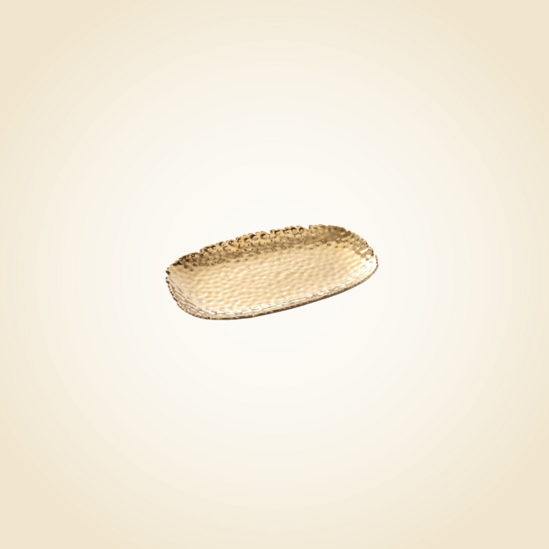 Small Gold Rectangle Platter