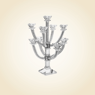 Crystal Candelabra with crystal stones 9 Branches