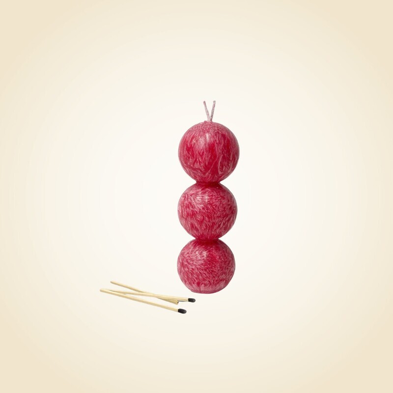 Mini Red Ball Havdala Candle