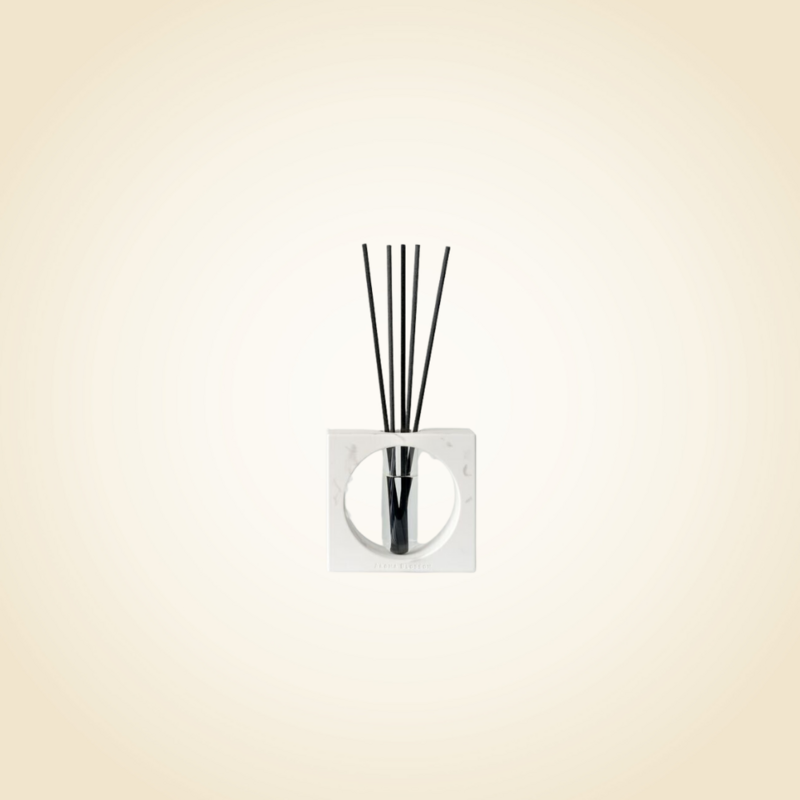 Square Marble Diffuser White Tea