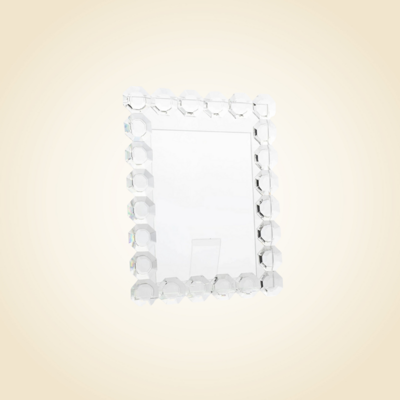 Octagon Crystal Picture Frame 8 x 10