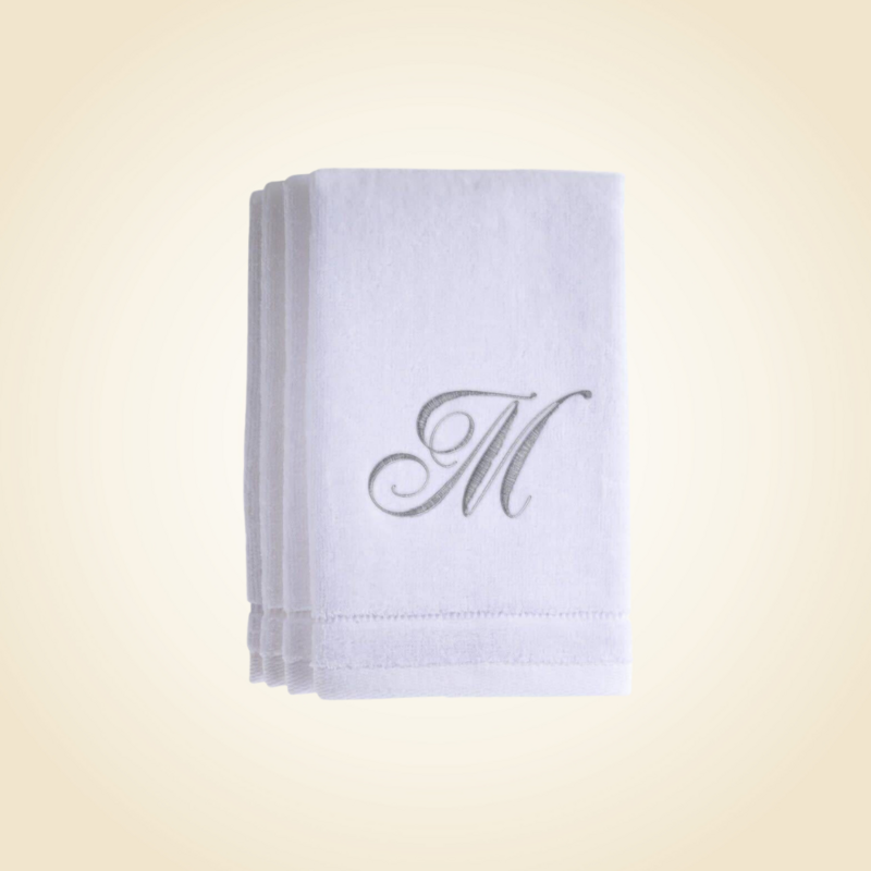 White Cotton Towels M