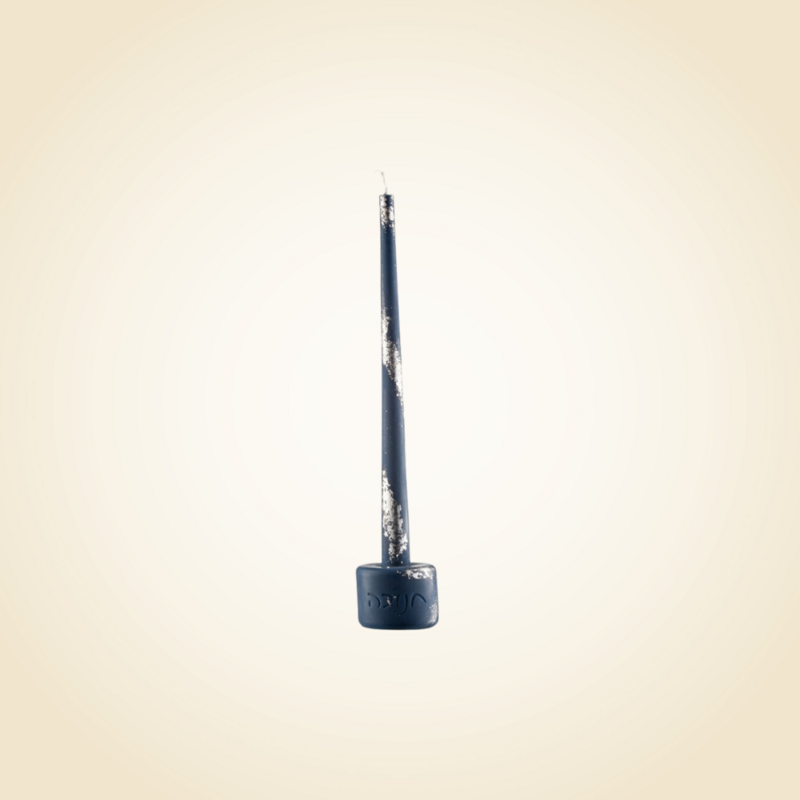 Chanukah Candle Lighter - Blue &amp; Silver
