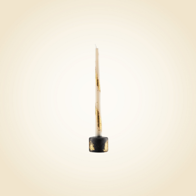 Chanukah Candle Lighter - White and Gold