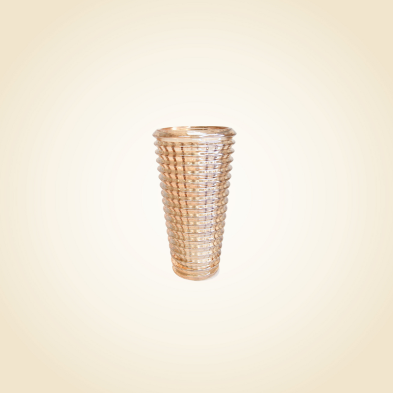Jewel Gold Glass Vase