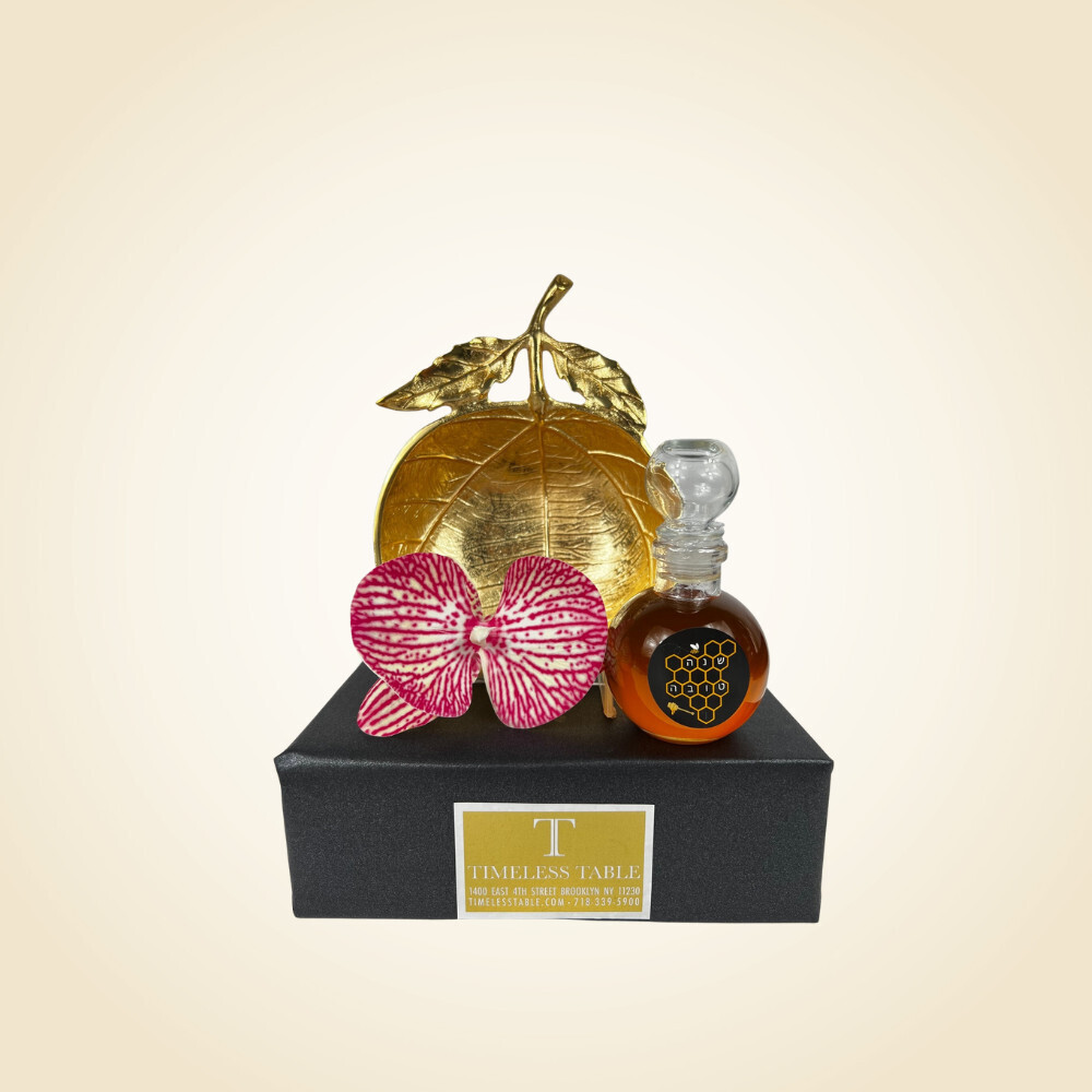 RH 2023 Gold Honey Dish With Honey