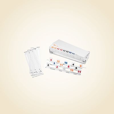 Lucite Rummikub Tile Game