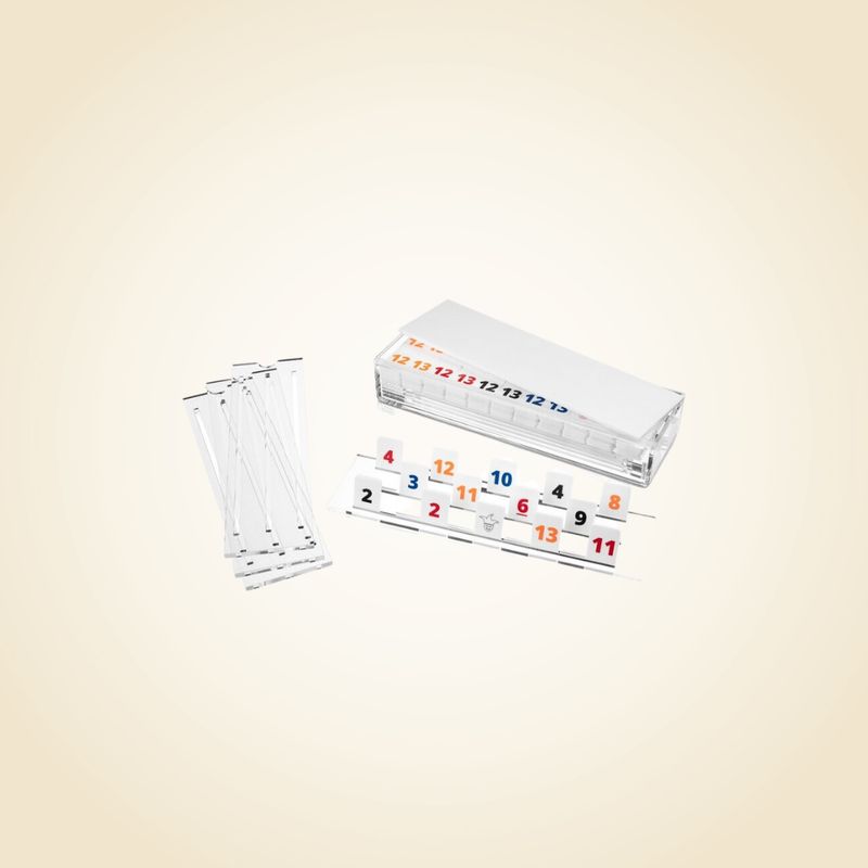 Lucite Rummikub Tile Game