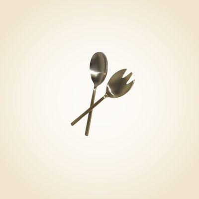 Kyoto Matte Gold Serving Spoons