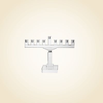 Crystal Menorah 10.5 inches