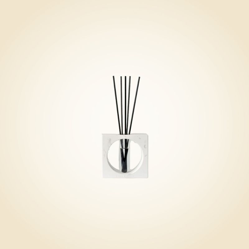 Square Marble Diffuser White Tea