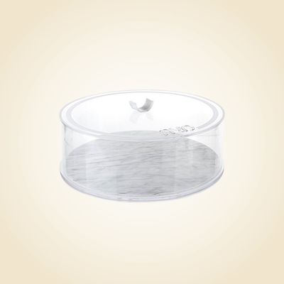 U Collection Round Matzah Box Marble
