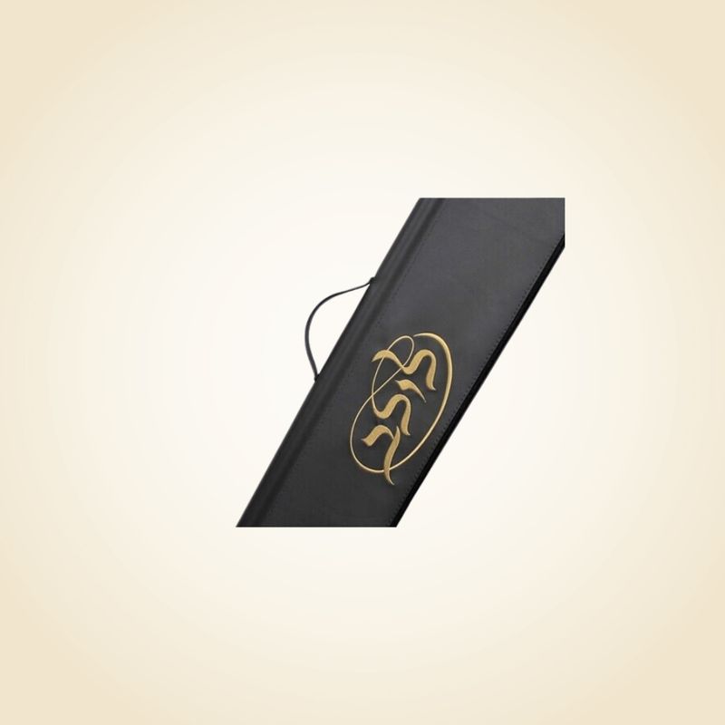 Black Lulav Bag With Gold Lettering