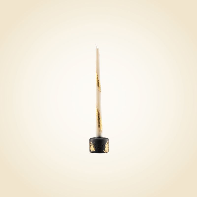 Chanukah Candle Lighter - White and Gold