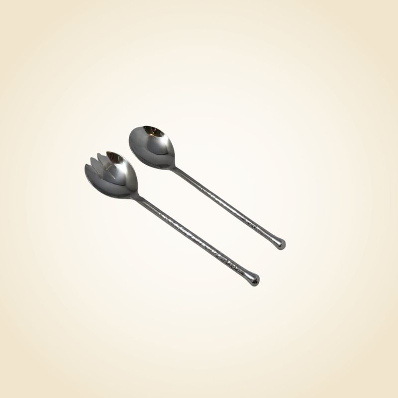 Pateesh silver salad servers