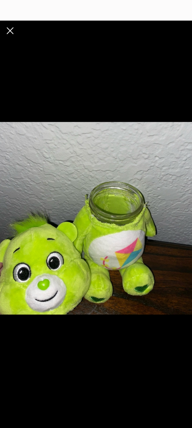 Care bear stash jar