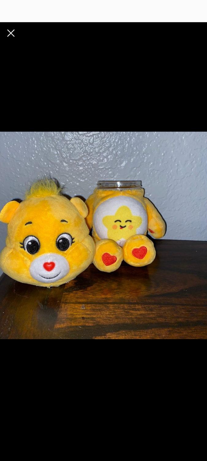 Care bear stash jar