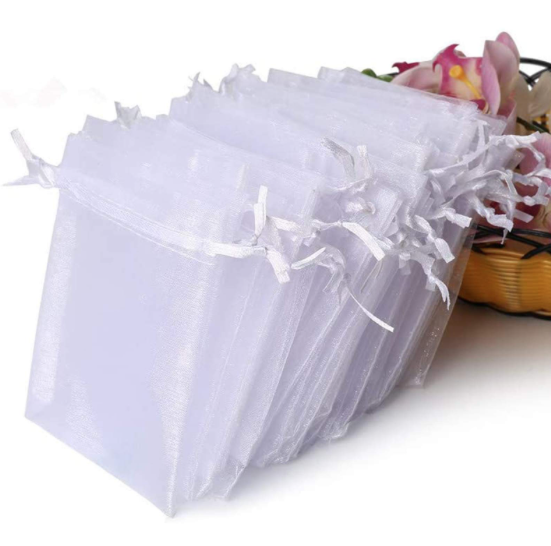 White Organza Bags (Packaging)
