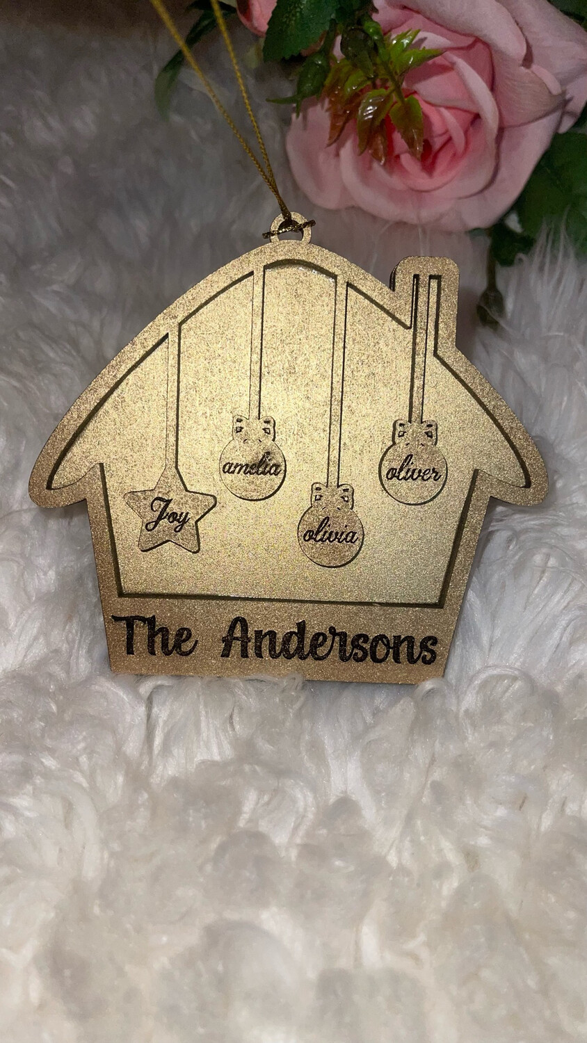 HOUSE LAYERED ORNAMENTS