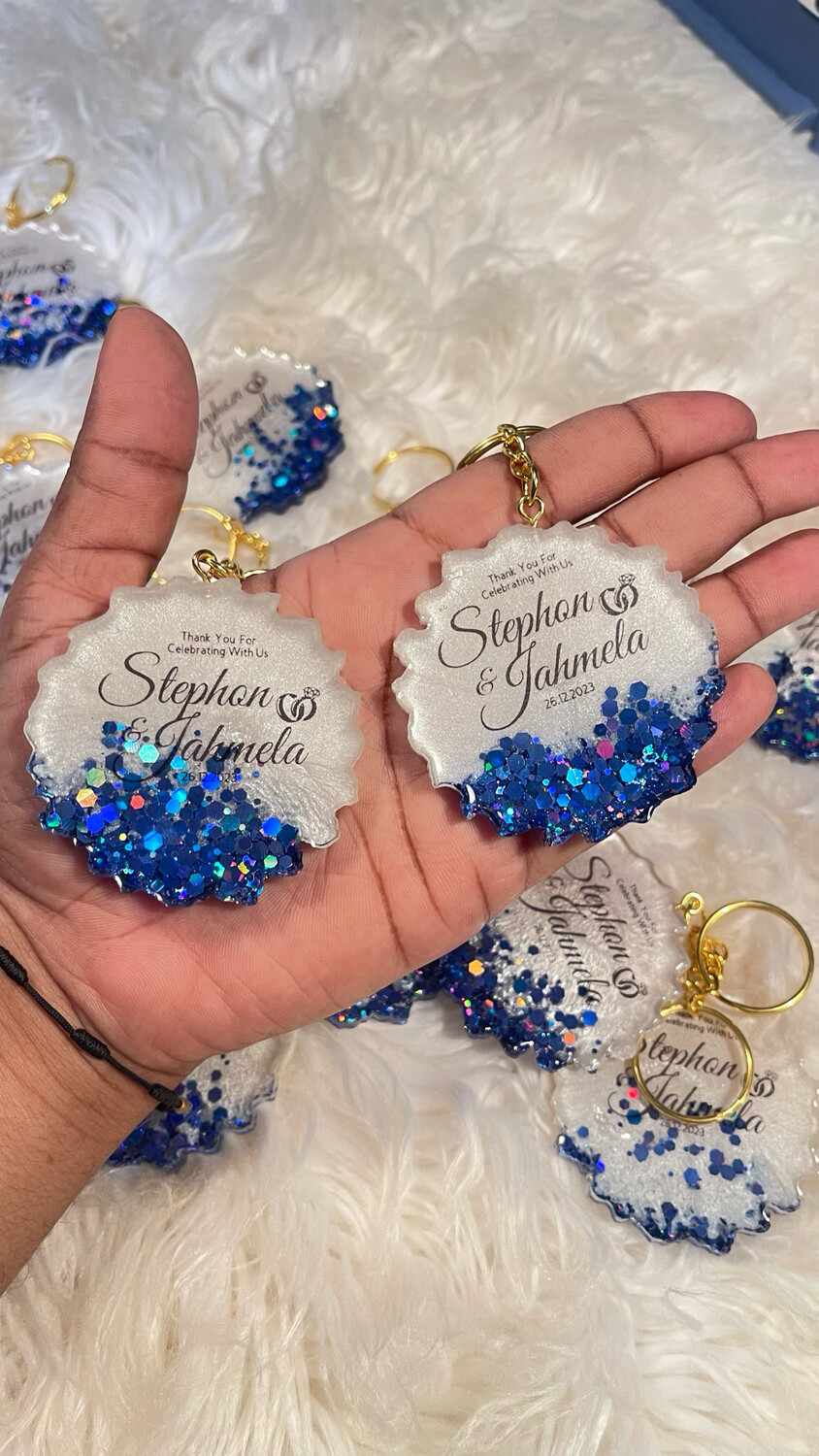 Resin Glitter/Foil Refrigerator Magnet