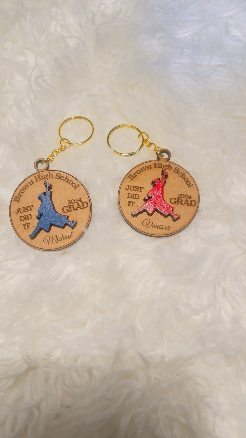 JUST DID IT- GRADUATION KEYCHAIN (MINIMUM 10)
