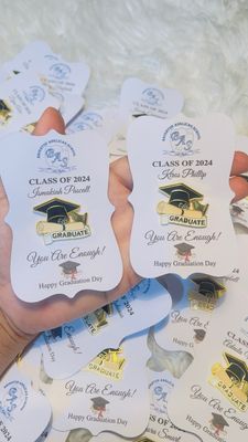 GRADUATION BROOCH METAL (MINIMUM 10) . Please Read Description