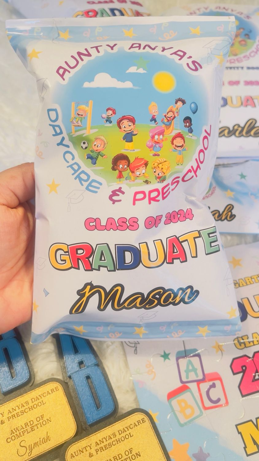 GRADUATION CHIPS BAG/PACK (MINIMUM 12)