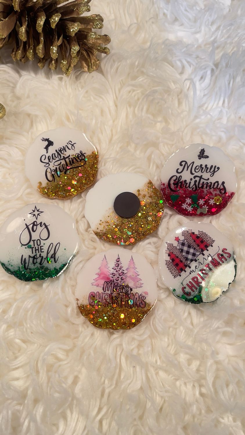 RESIN CHRISTMAS MAGNET/KEYCHAIN