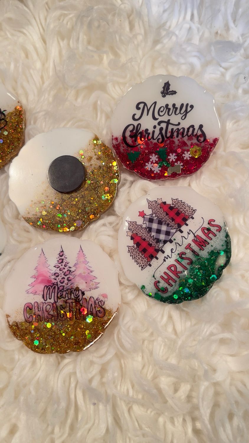 RESIN CHRISTMAS MAGNET/KEYCHAIN