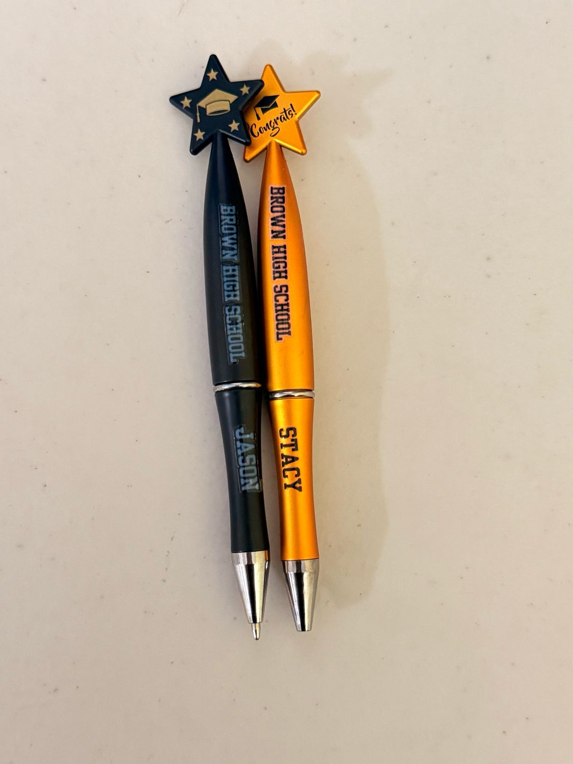 GRADUATION STAR PENS  - MINIMUM 5 PIECES