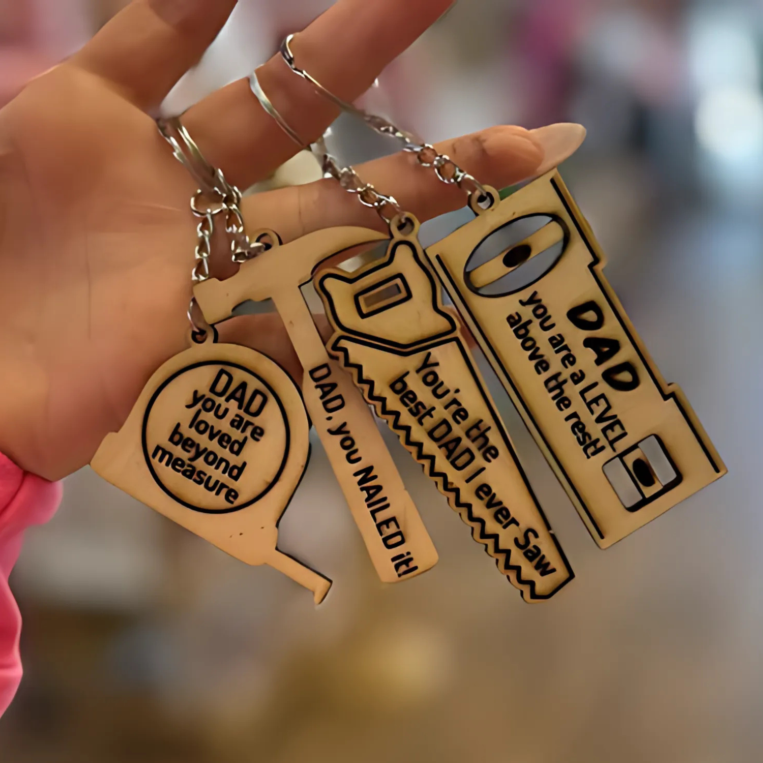 FATHER&#39;S DAY KEYCHAINS