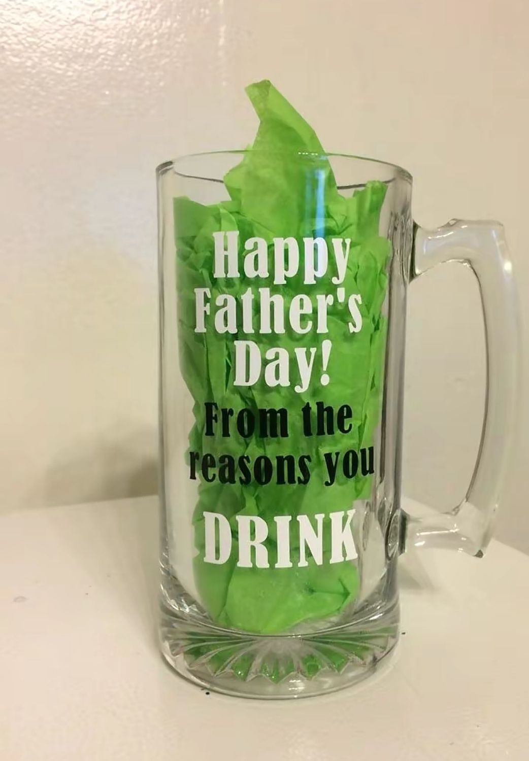 Glass Beer Mug (Customized)