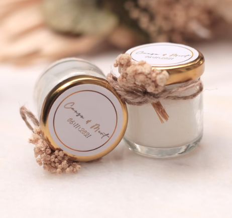 Mini Glass Candle Favors 1.5oz