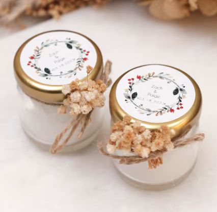 Mini Glass Candle Favors 1.5oz
