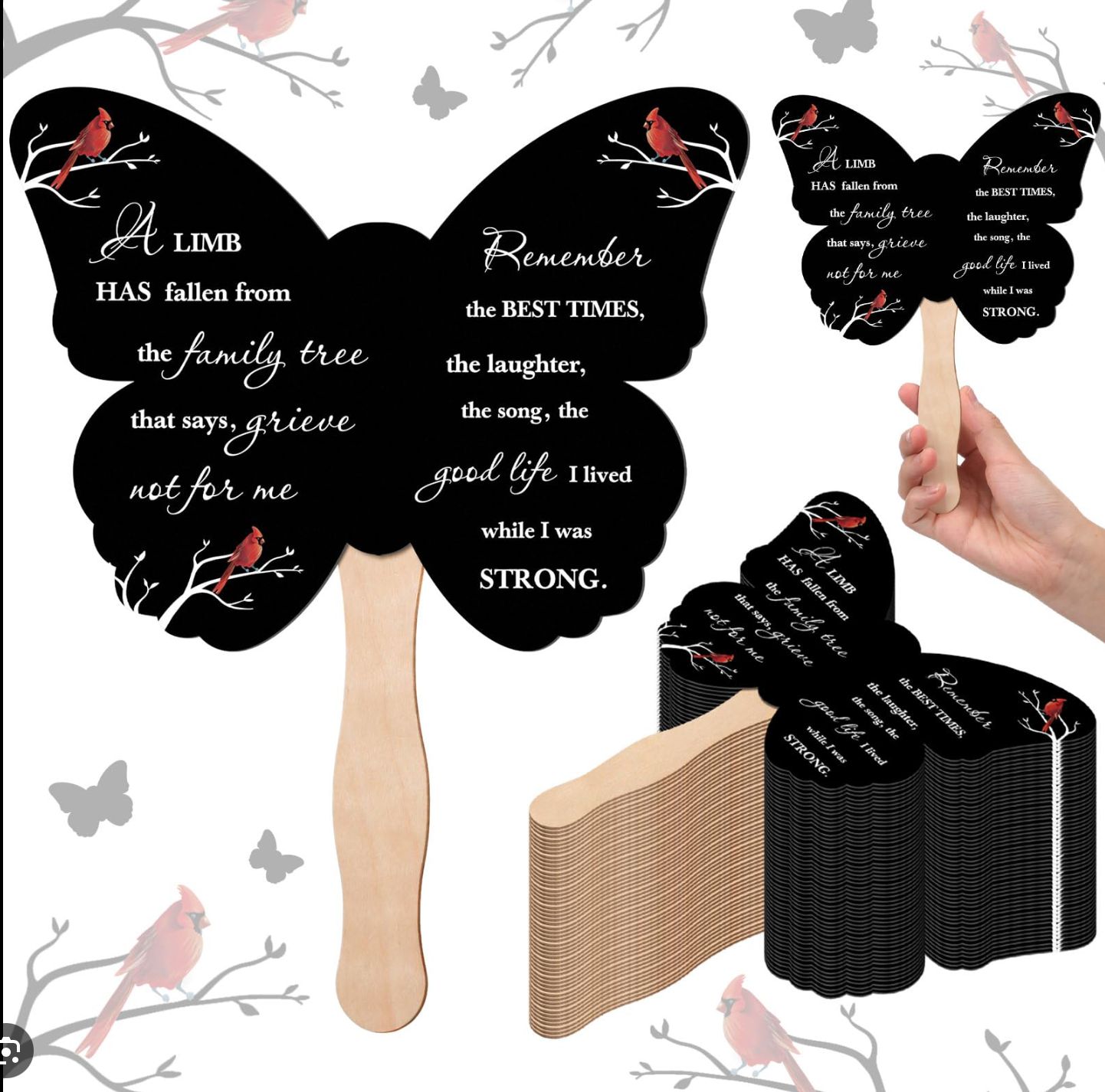 Custom Double Sided Hand Fans