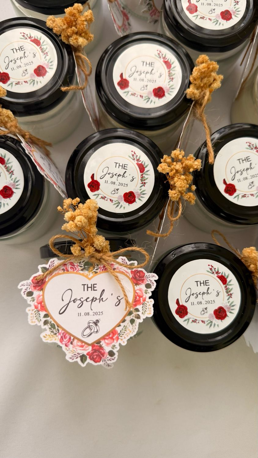 4oz Glass Candle Favors