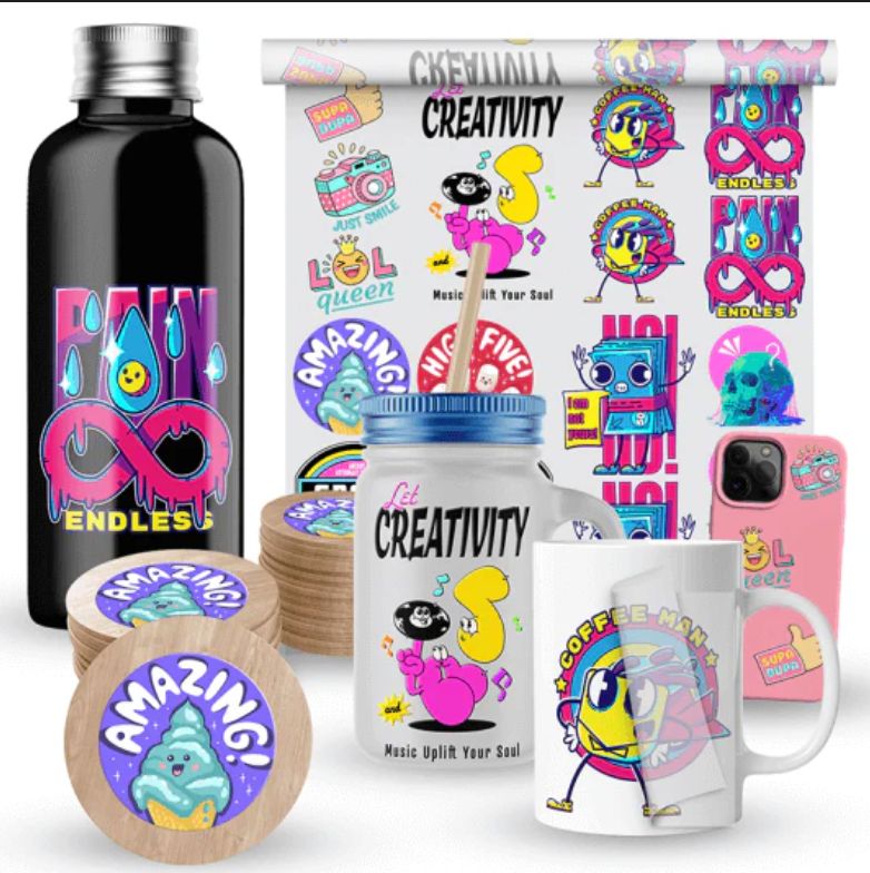 UV DTF STICKERS AND PRINTS