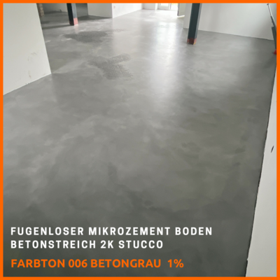 BETONSTREICH 2K - Zwei Komponenten Mikrozement - Kilogramm Ware