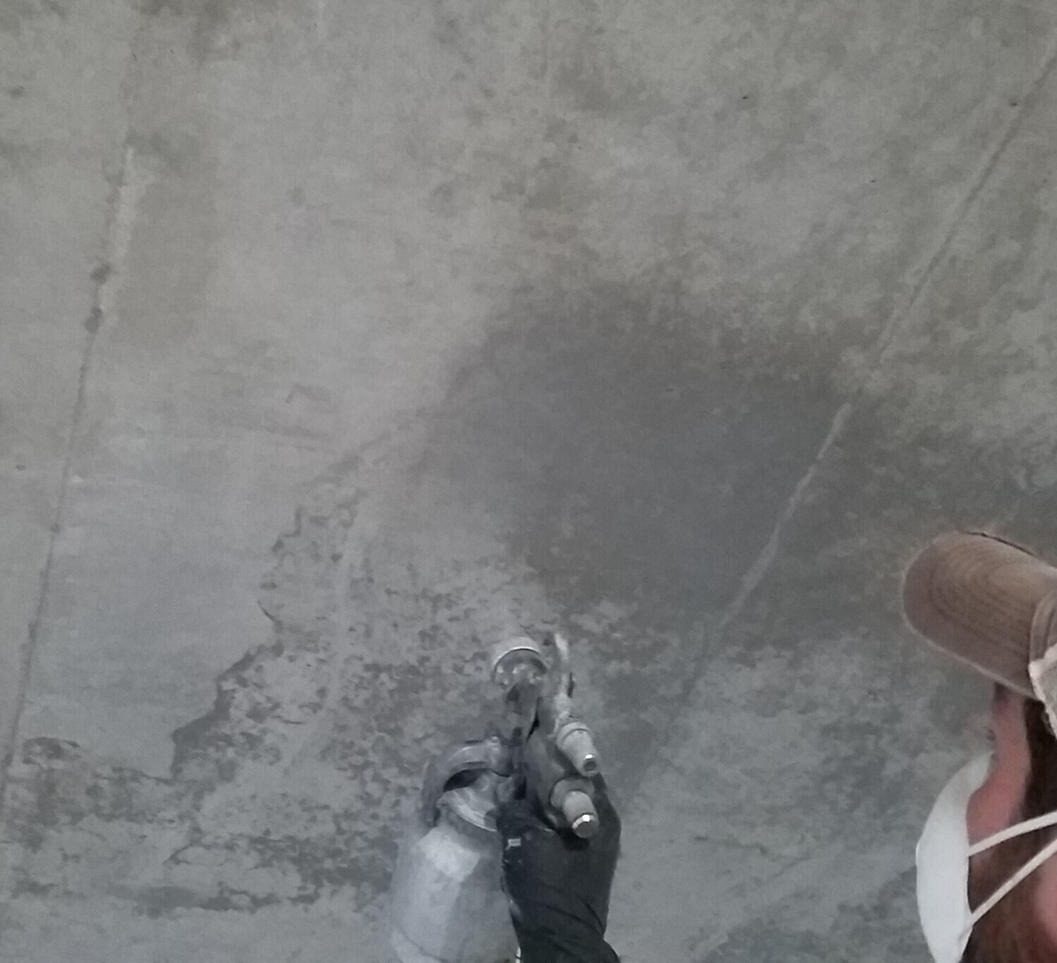 SPLASH! WD (Wand &amp; Decke) | professionelle-mineralische-Sichtbetonkosmetik HELL|BASIS|WEISS​ (ohne Pigmente) zum selbst einfärben