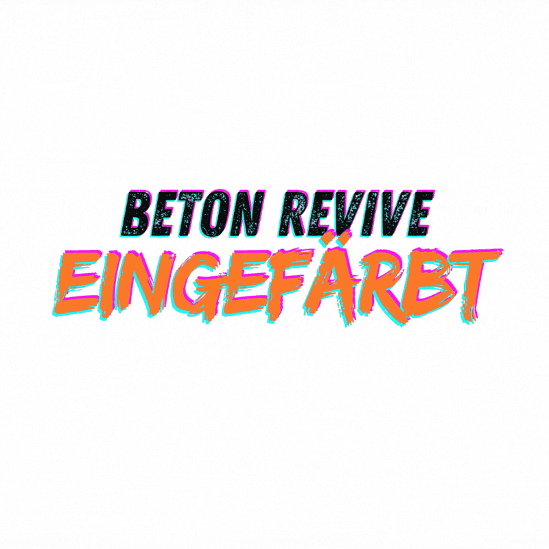 BETON REVIVE - FERTIG EINGEFÄRBT - Betonlasur &amp; Betonfarbe