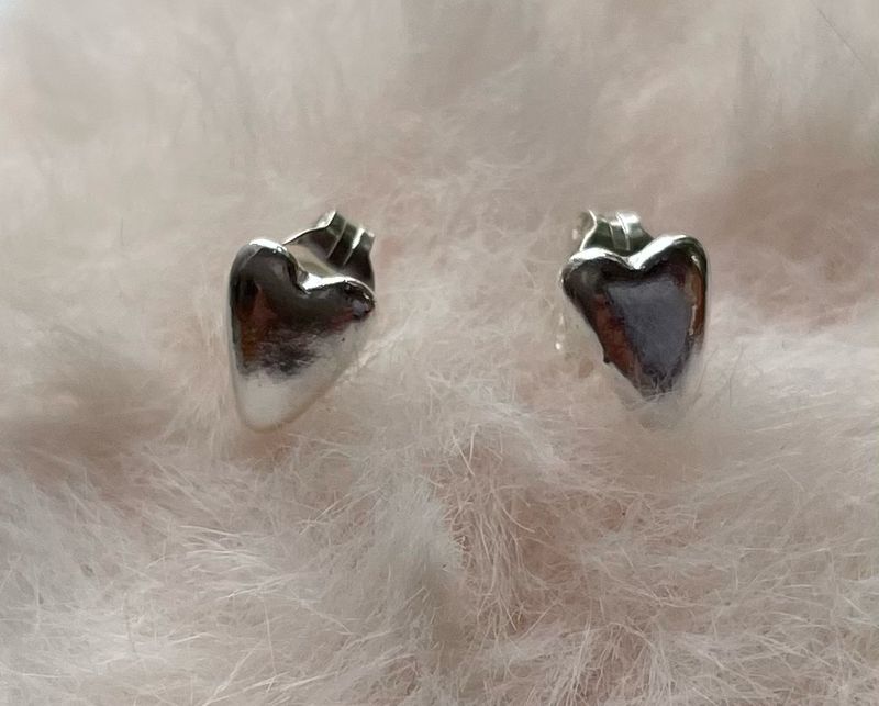 Tiny Heart Studs