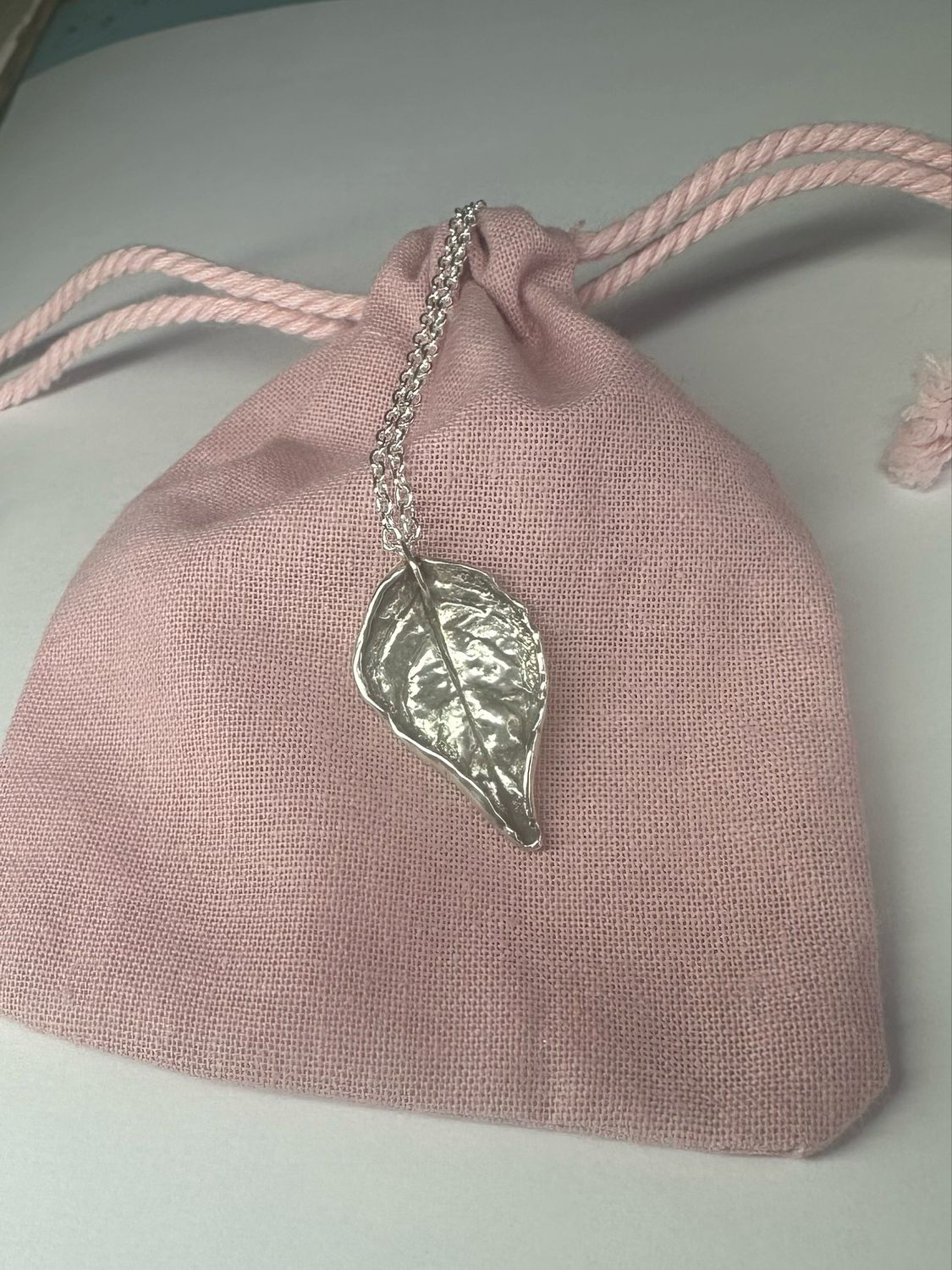 Silver Leaf Pendant